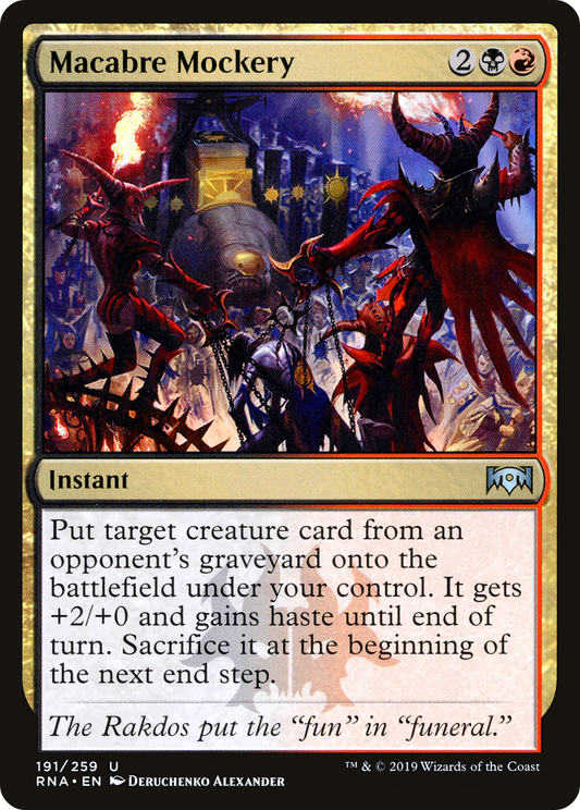 Macabre Mockery [Ravnica Allegiance] Foil
