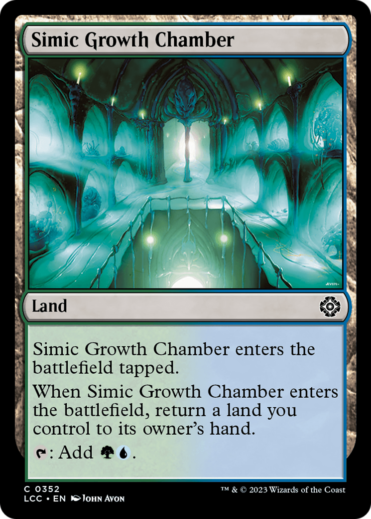 Simic Growth Chamber [The Lost Caverns of Ixalan Commander] | Silver Goblin