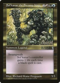 Sol'kanar the Swamp King (Oversized) [Oversize Cards] | Silver Goblin