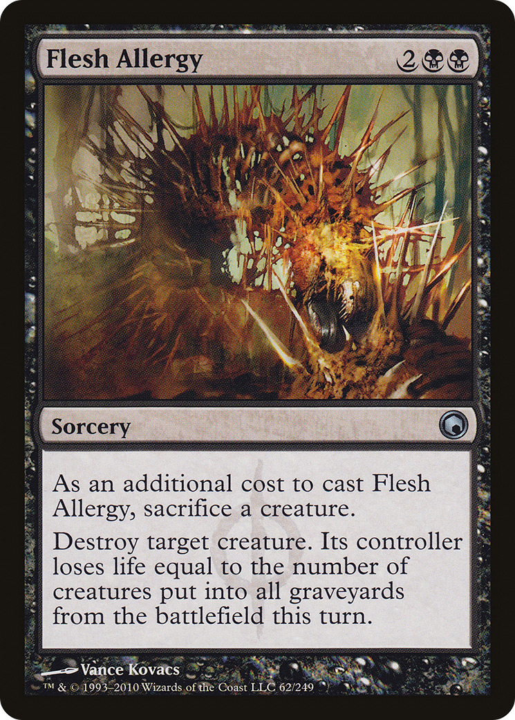 Flesh Allergy [Scars of Mirrodin] Foil