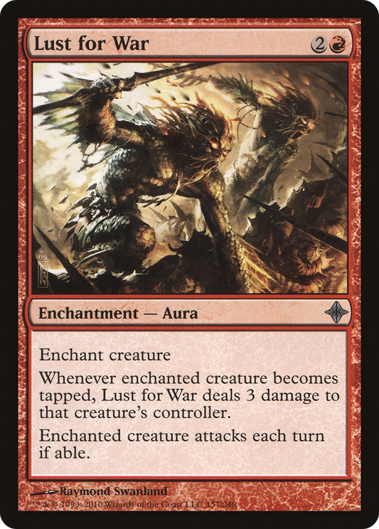 Lust for War [Rise of the Eldrazi] Foil
