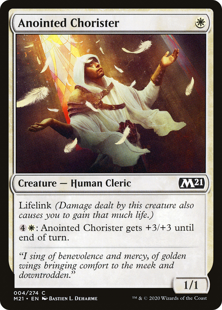 Anointed Chorister [Core Set 2021] Foil