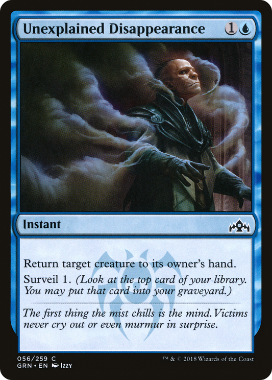 Unexplained Disappearance [Guilds of Ravnica] Foil