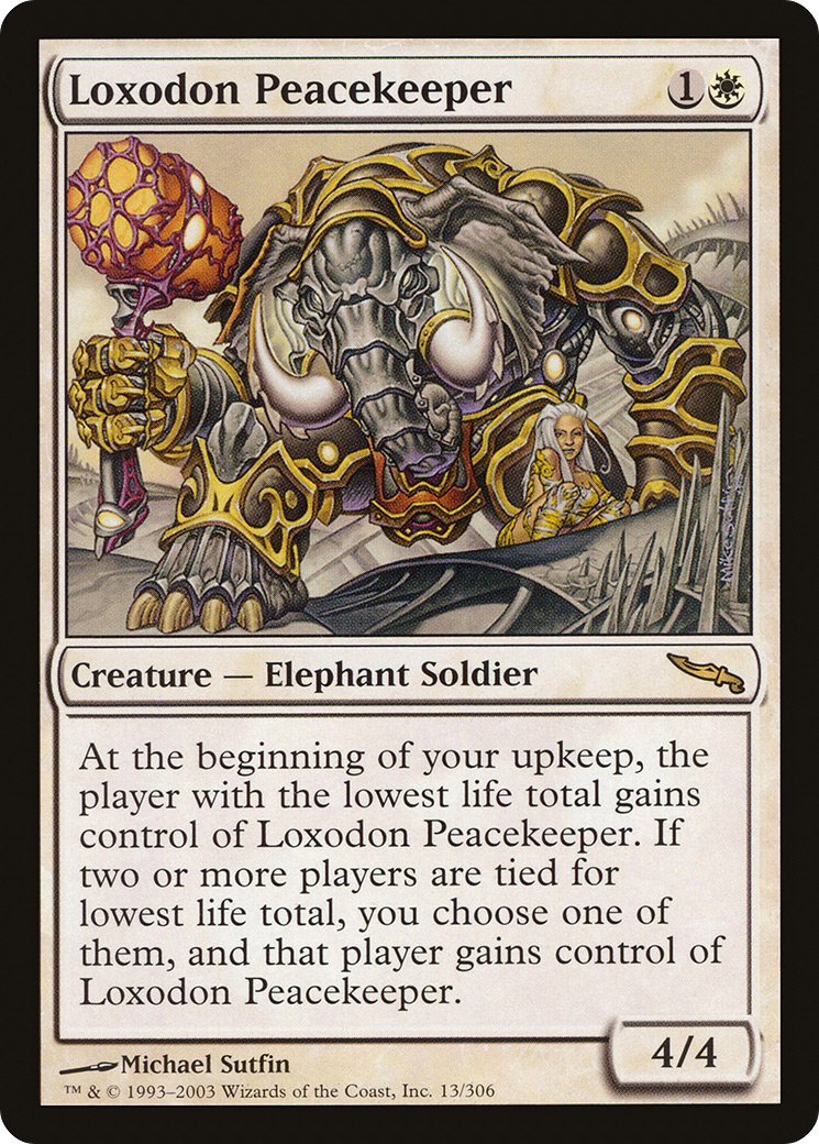 Loxodon Peacekeeper [Mirrodin] | Silver Goblin