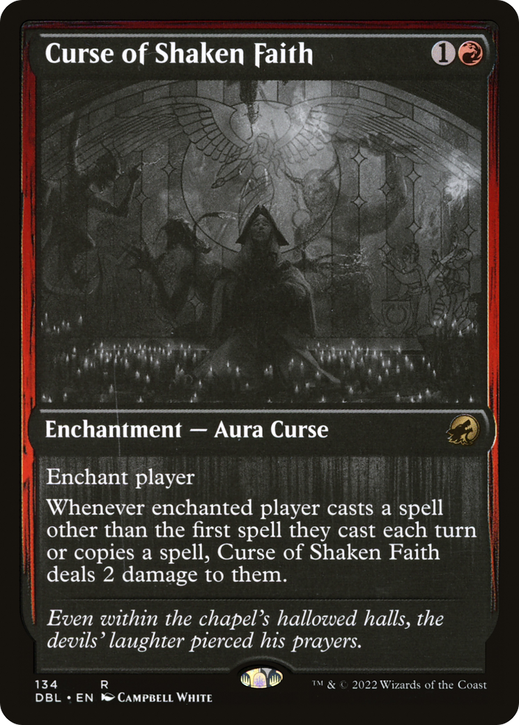 Curse of Shaken Faith [Innistrad: Double Feature]