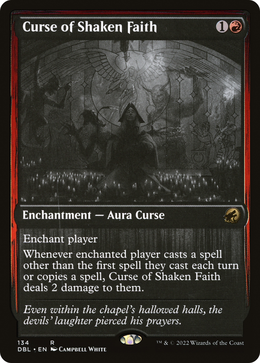 Curse of Shaken Faith [Innistrad: Double Feature]