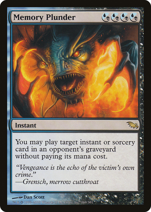 Memory Plunder [Shadowmoor] Foil