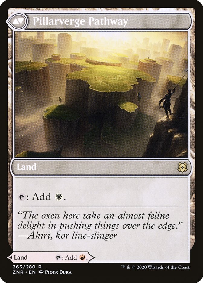 Needleverge Pathway // Pillarverge Pathway [Zendikar Rising] Foil