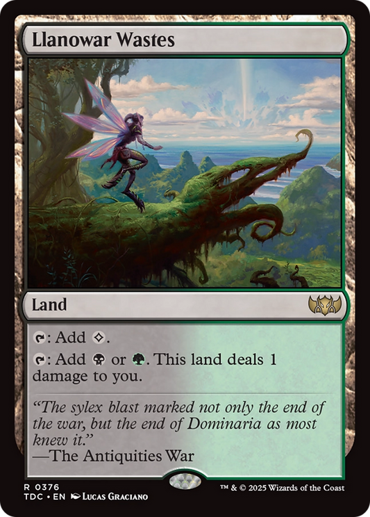 Llanowar Wastes (376) - Commander: Tarkir: Dragonstorm