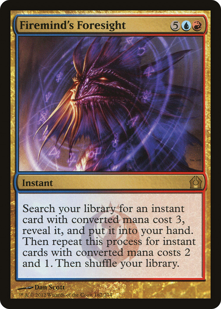 Firemind's Foresight [Return to Ravnica] Foil