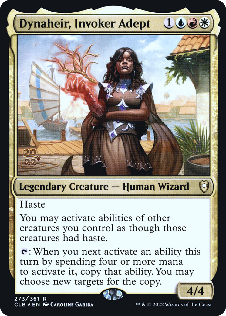 Dynaheir, Invoker Adept [Commander Legends: Battle for Baldur's Gate Prerelease Promos] | Silver Goblin