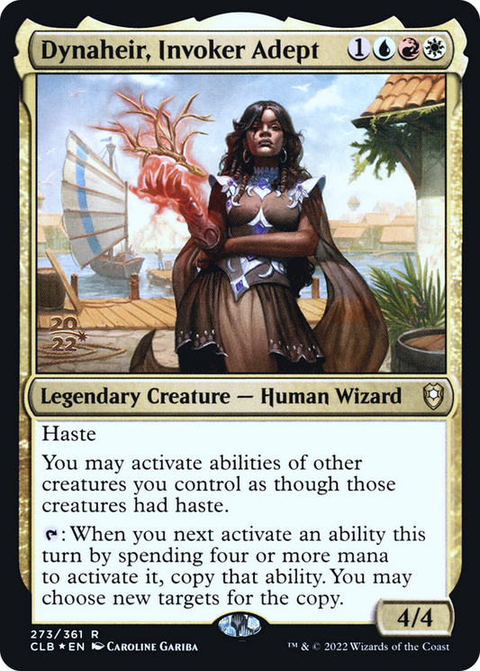 Dynaheir, Invoker Adept [Commander Legends: Battle for Baldur's Gate Prerelease Promos]
