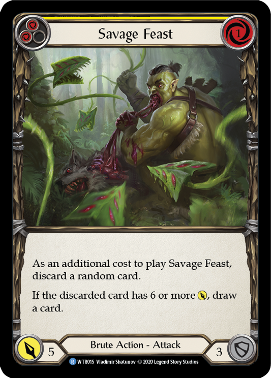 Savage Feast (Yellow) Unlimited Edition  (WTR015) - Welcome to Rathe