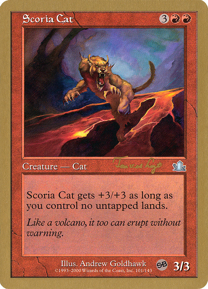 Scoria Cat (Tom van de Logt) (SB) [World Championship Decks 2001] | Silver Goblin