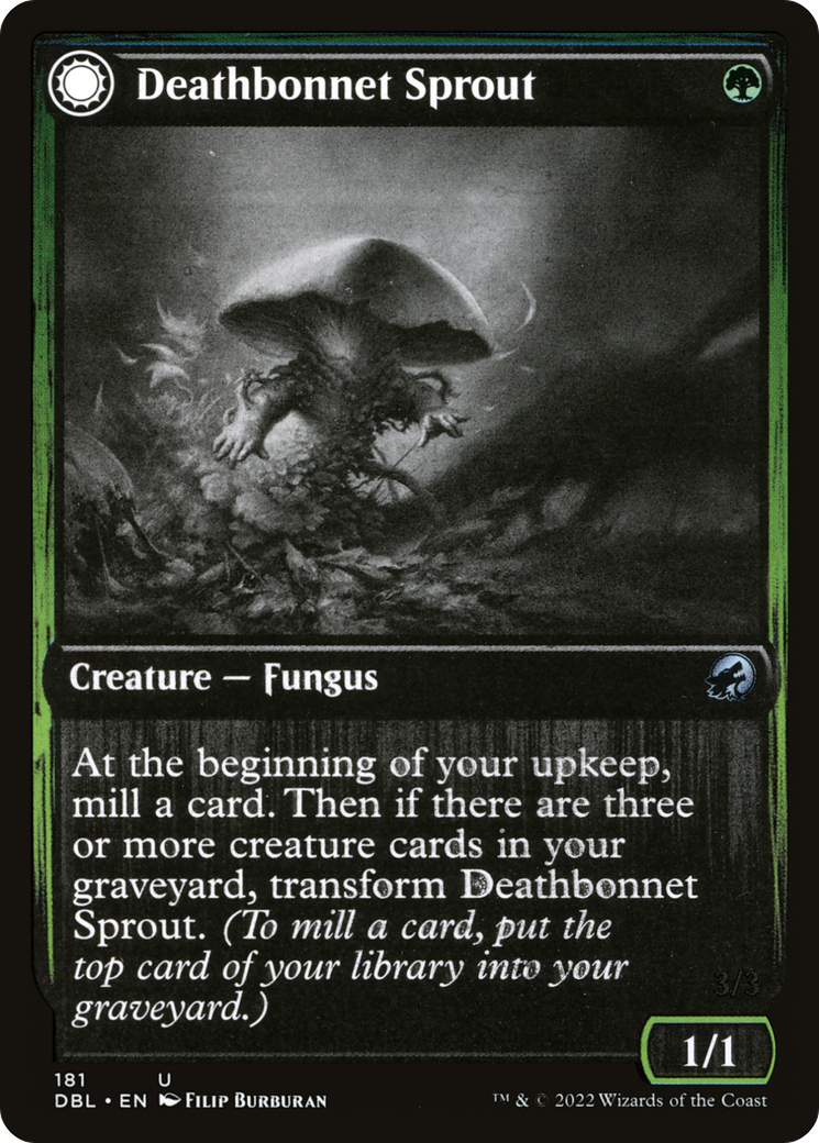 Deathbonnet Sprout // Deathbonnet Hulk [Innistrad: Double Feature] | Silver Goblin