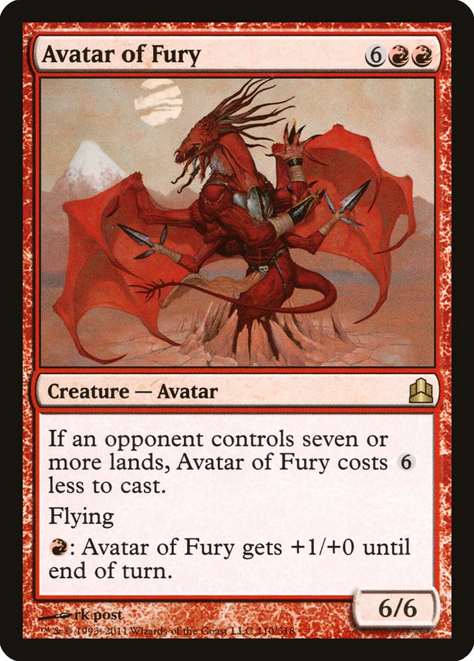 Avatar of Fury [Commander 2011] | Silver Goblin