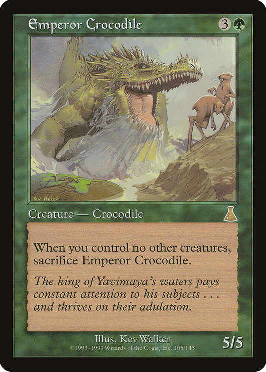 Emperor Crocodile [Urza's Destiny] Foil