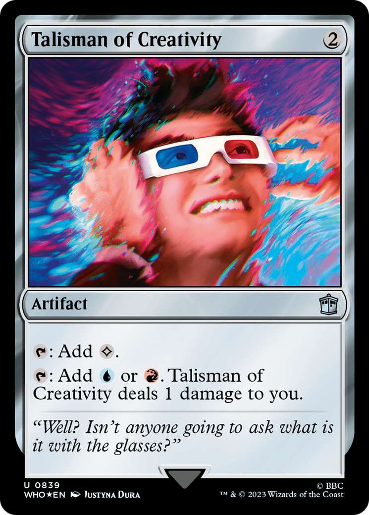 Talisman of Creativity (Surge Foil) [Doctor Who] | Silver Goblin