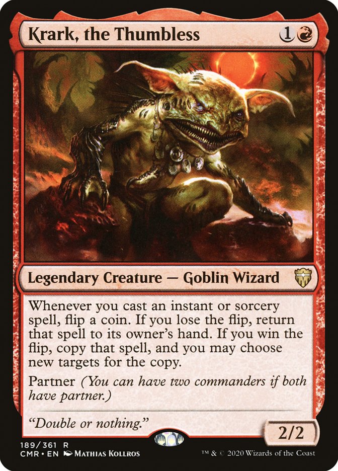 Krark, the Thumbless [Commander Legends] | Silver Goblin