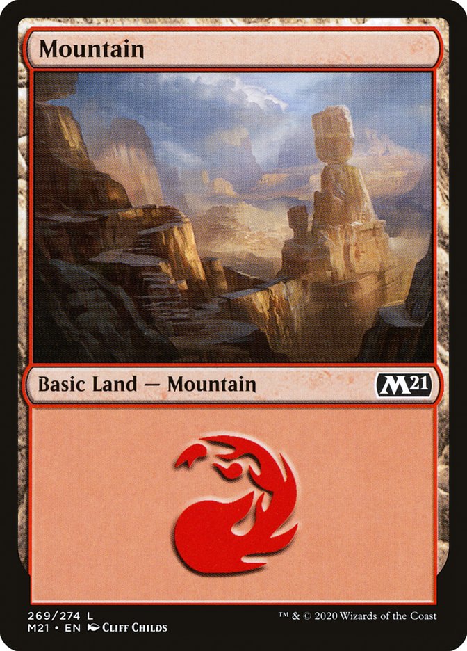 Mountain (269) [Core Set 2021] | Silver Goblin