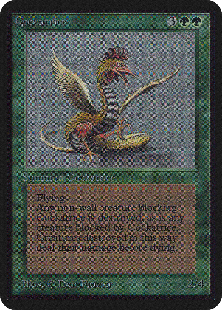 Cockatrice [Alpha Edition] | Silver Goblin