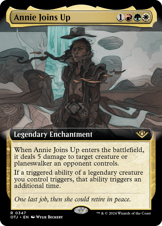 Annie Joins Up (Extended Art) [Outlaws of Thunder Junction] Foil