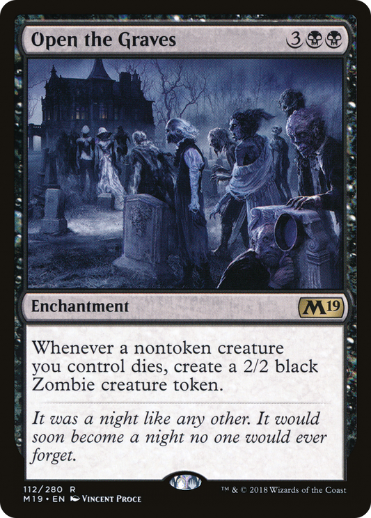 Open the Graves [Core Set 2019] Foil