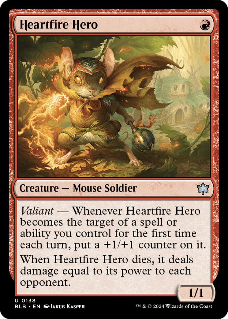 Heartfire Hero [Bloomburrow] | Silver Goblin