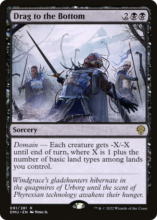 Drag to the Bottom [Dominaria United] Foil