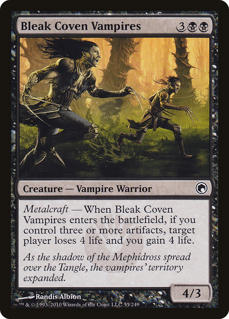 Bleak Coven Vampires [Scars of Mirrodin] Foil