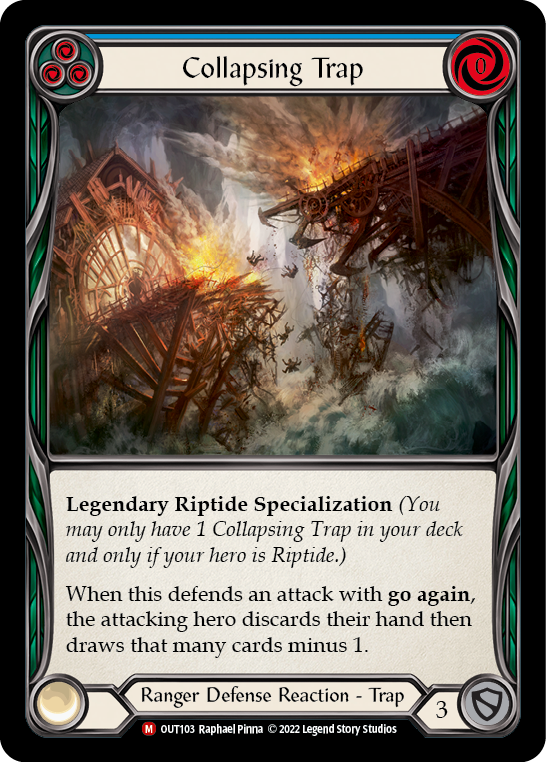 Collapsing Trap [OUT103] (Outsiders)  Rainbow Foil | Silver Goblin