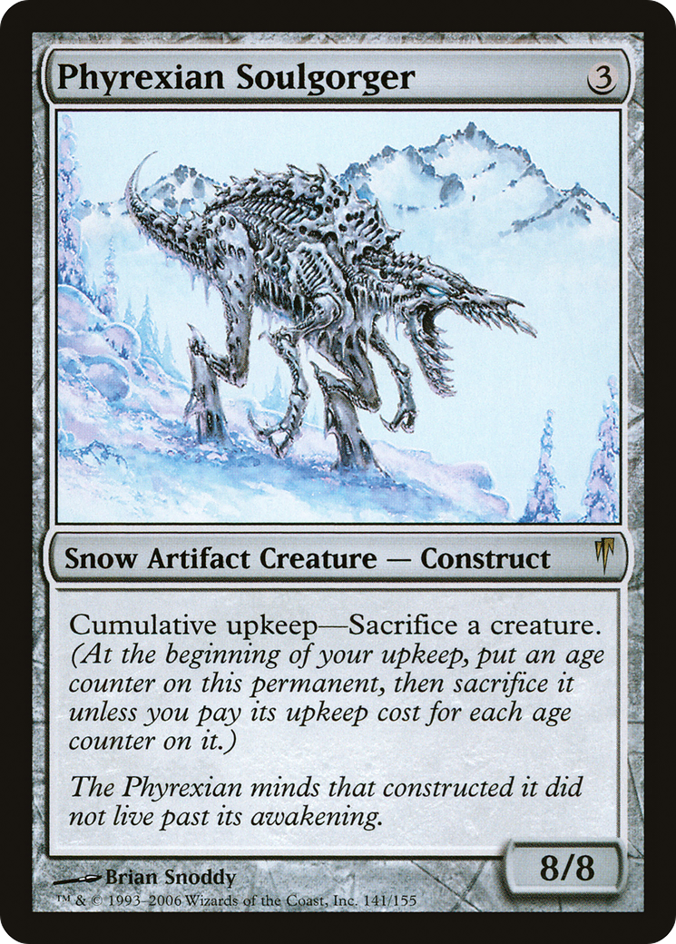 Phyrexian Soulgorger (141) Foil - Coldsnap