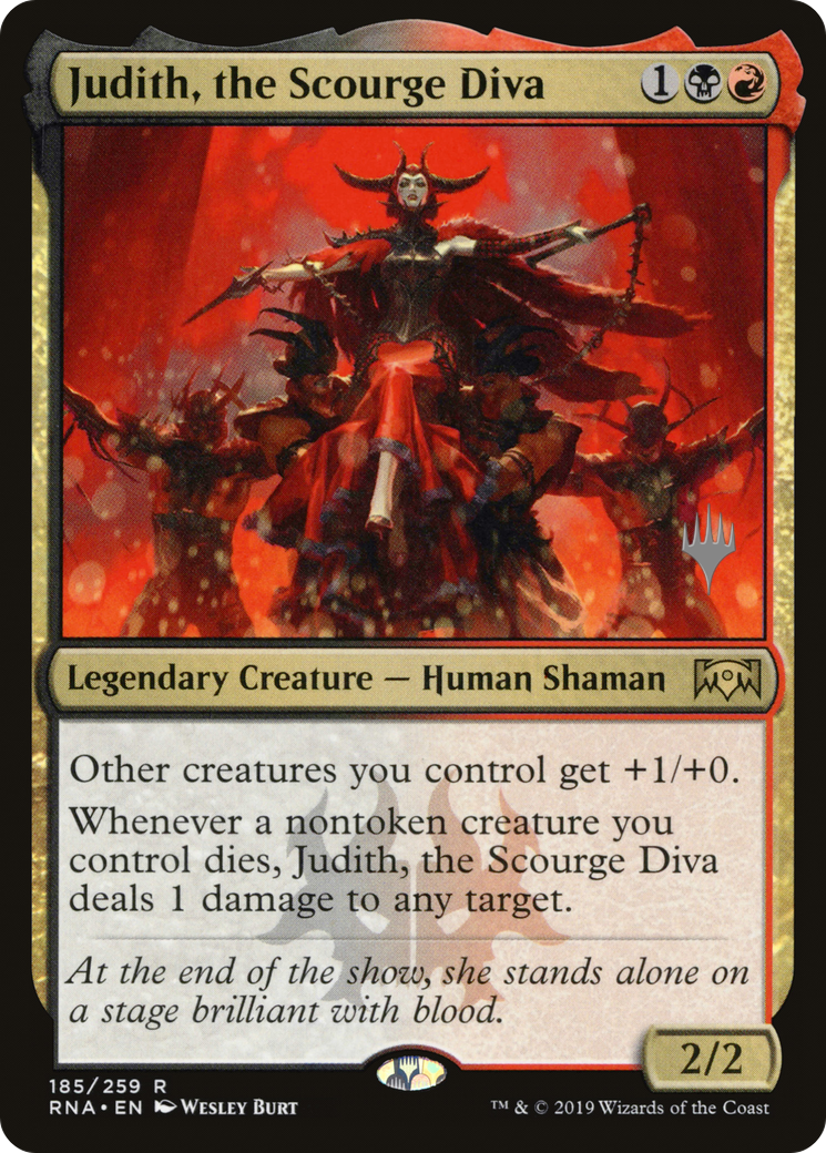 Judith, the Scourge Diva (185p) - Ravnica Allegiance Promos