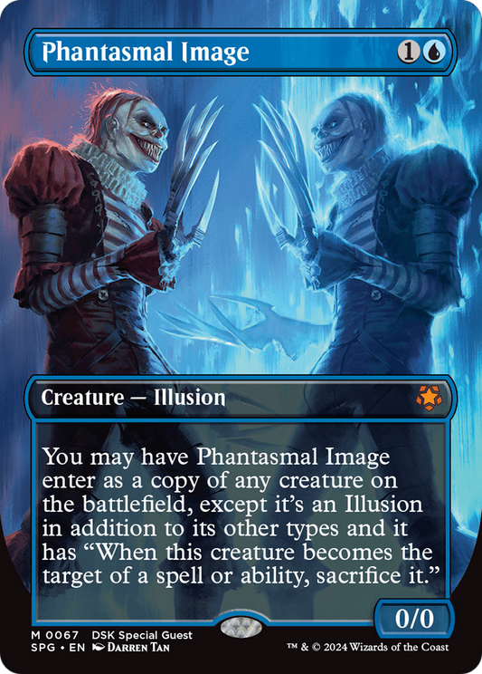 Phantasmal Image (Borderless) [Duskmourn: House of Horror Special Guests] Foil