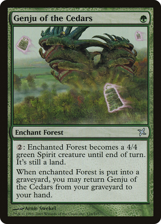 Genju of the Cedars [Betrayers of Kamigawa] Foil