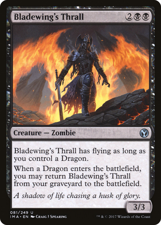 Bladewing's Thrall [Iconic Masters] Foil