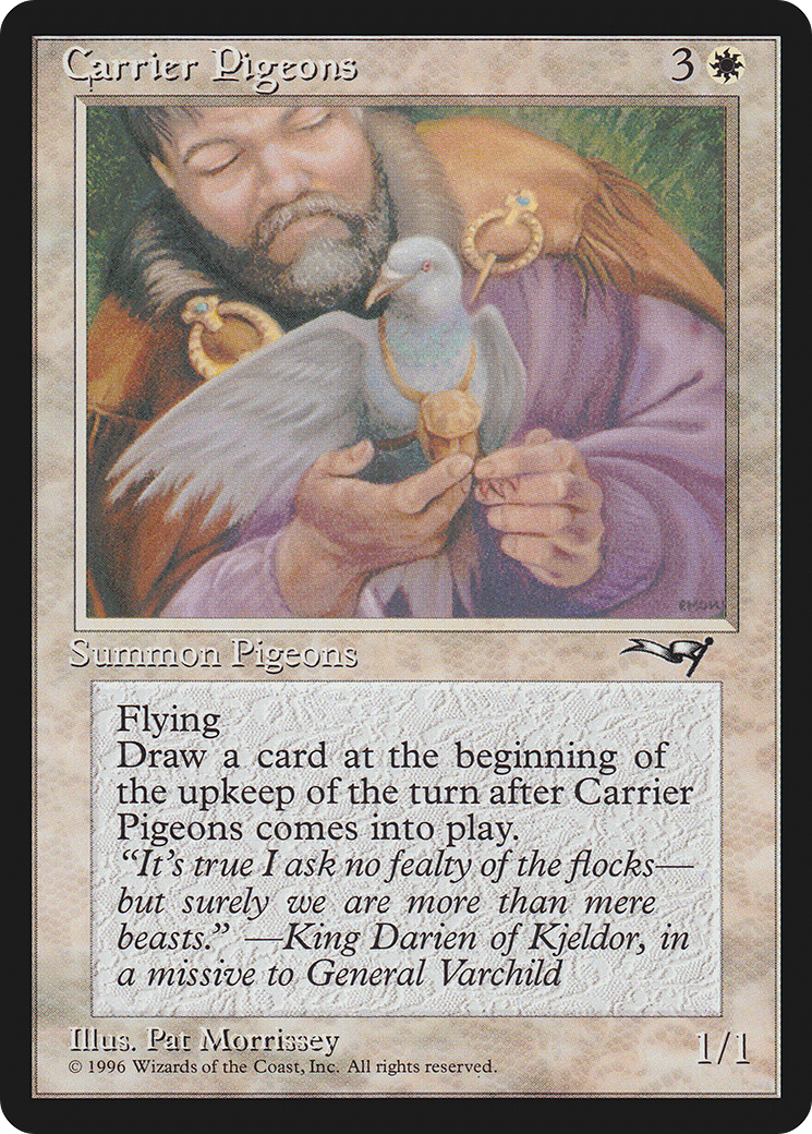 Carrier Pigeons (Flying Art) [Alliances] | Silver Goblin