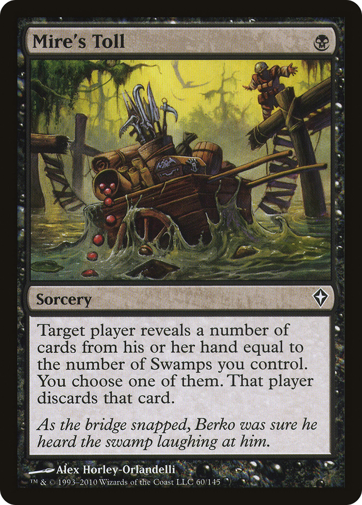 Mire's Toll [Worldwake] Foil