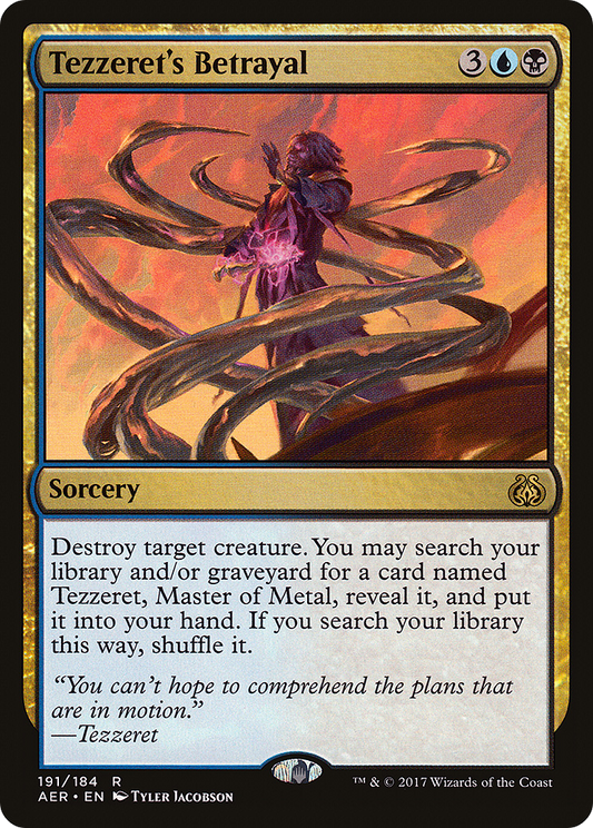 Tezzeret's Betrayal [Aether Revolt] Foil