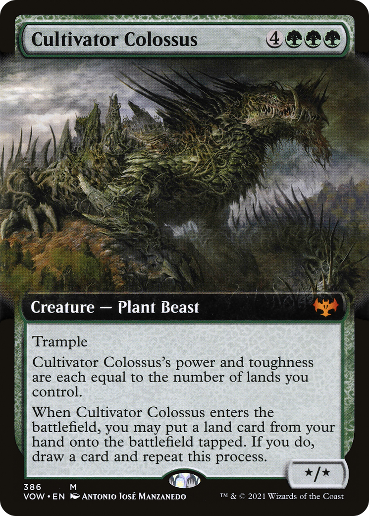 Cultivator Colossus (Extended Art) [Innistrad: Crimson Vow] Foil