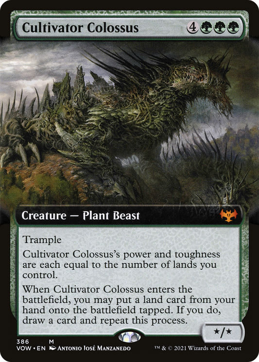 Cultivator Colossus (Extended Art) [Innistrad: Crimson Vow] Foil