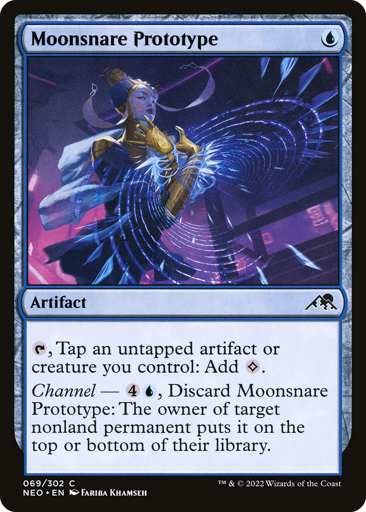 Moonsnare Prototype [Kamigawa: Neon Dynasty] Foil