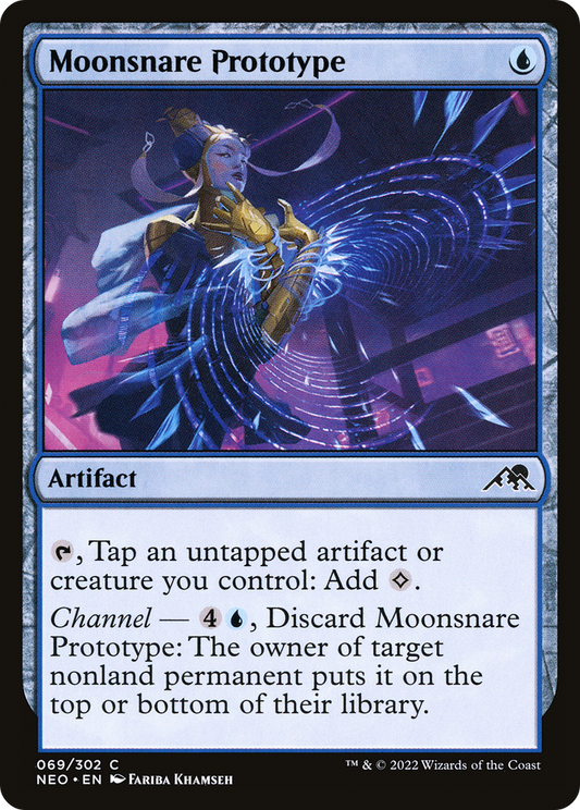 Moonsnare Prototype [Kamigawa: Neon Dynasty] Foil
