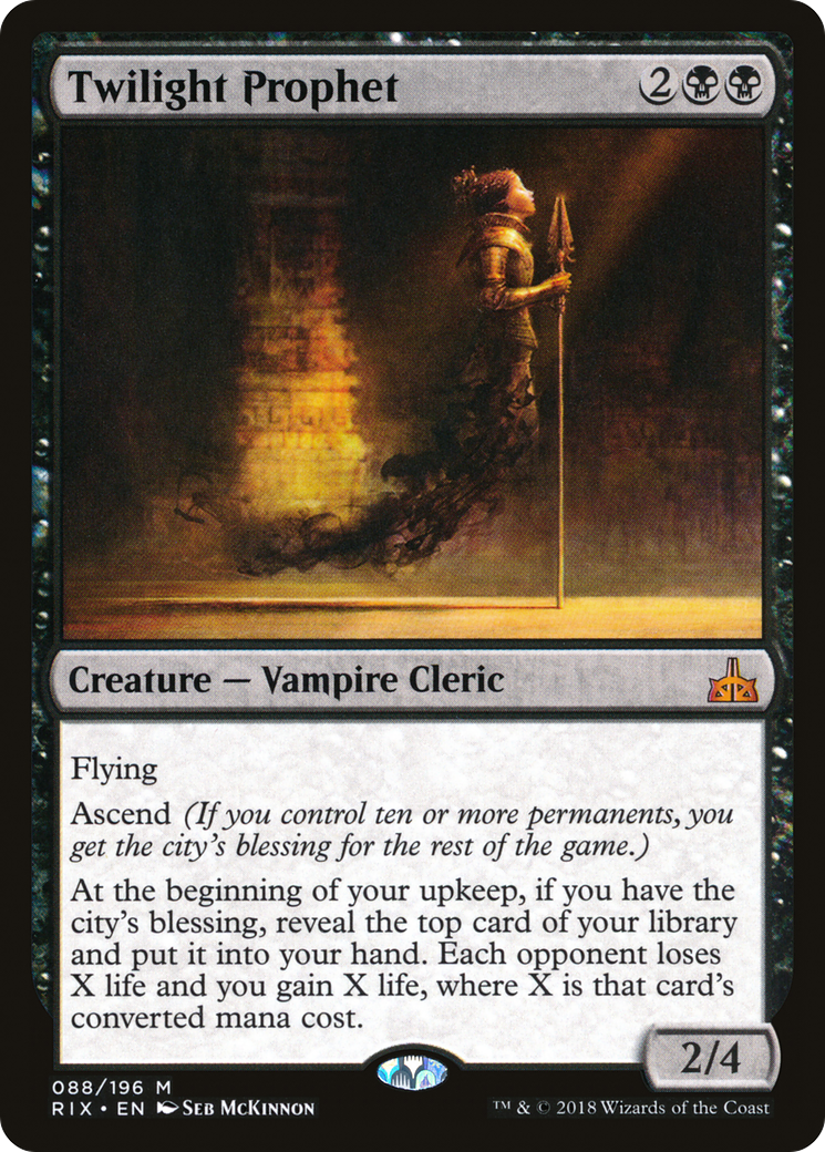 Twilight Prophet [Rivals of Ixalan] Foil