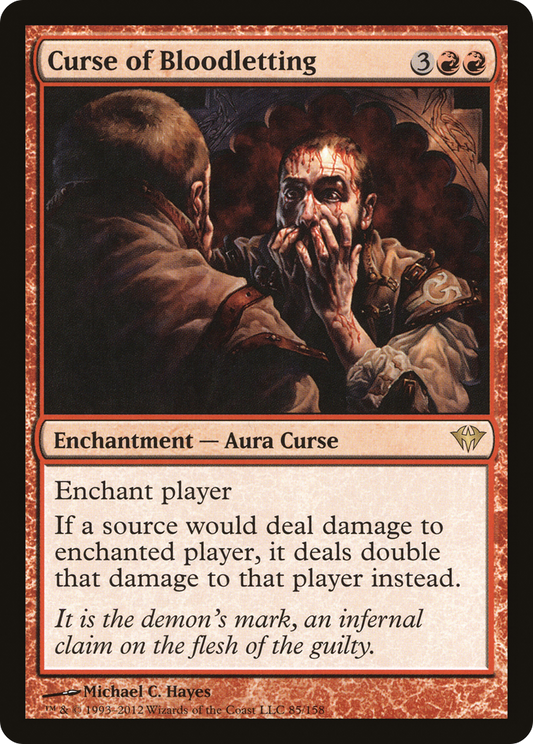 Curse of Bloodletting [Dark Ascension] Foil