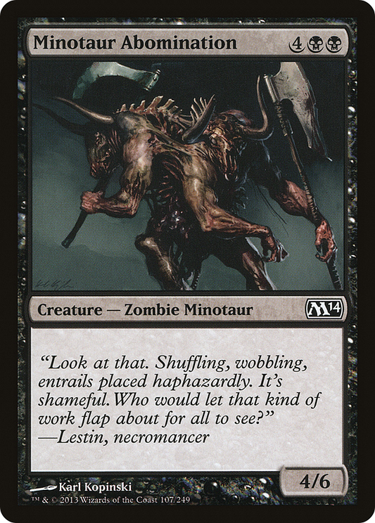 Minotaur Abomination [Magic 2014] Foil