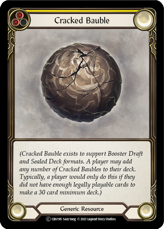 Cracked Bauble Unlimited Edition Rainbow Foil (CRU195) - Crucible of War | Silver Goblin