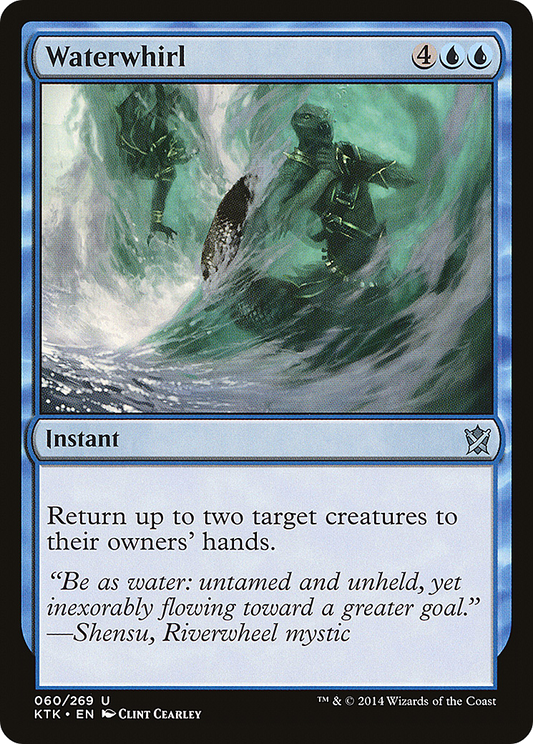 Waterwhirl [Khans of Tarkir] Foil