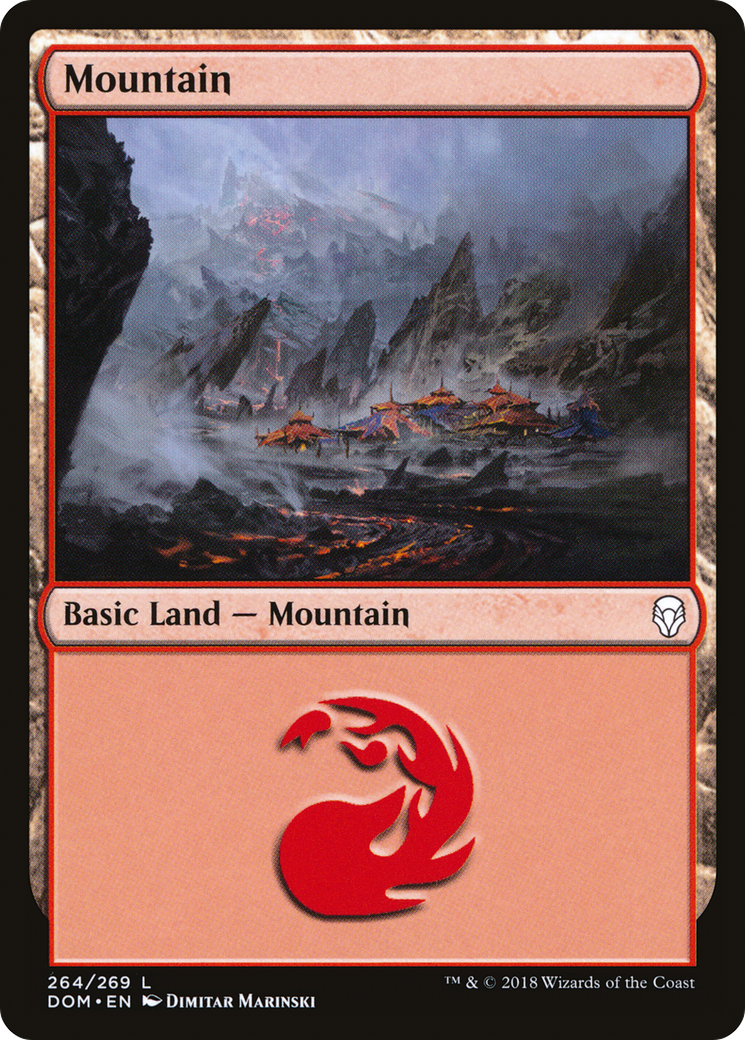 Mountain (264) [Dominaria] | Silver Goblin