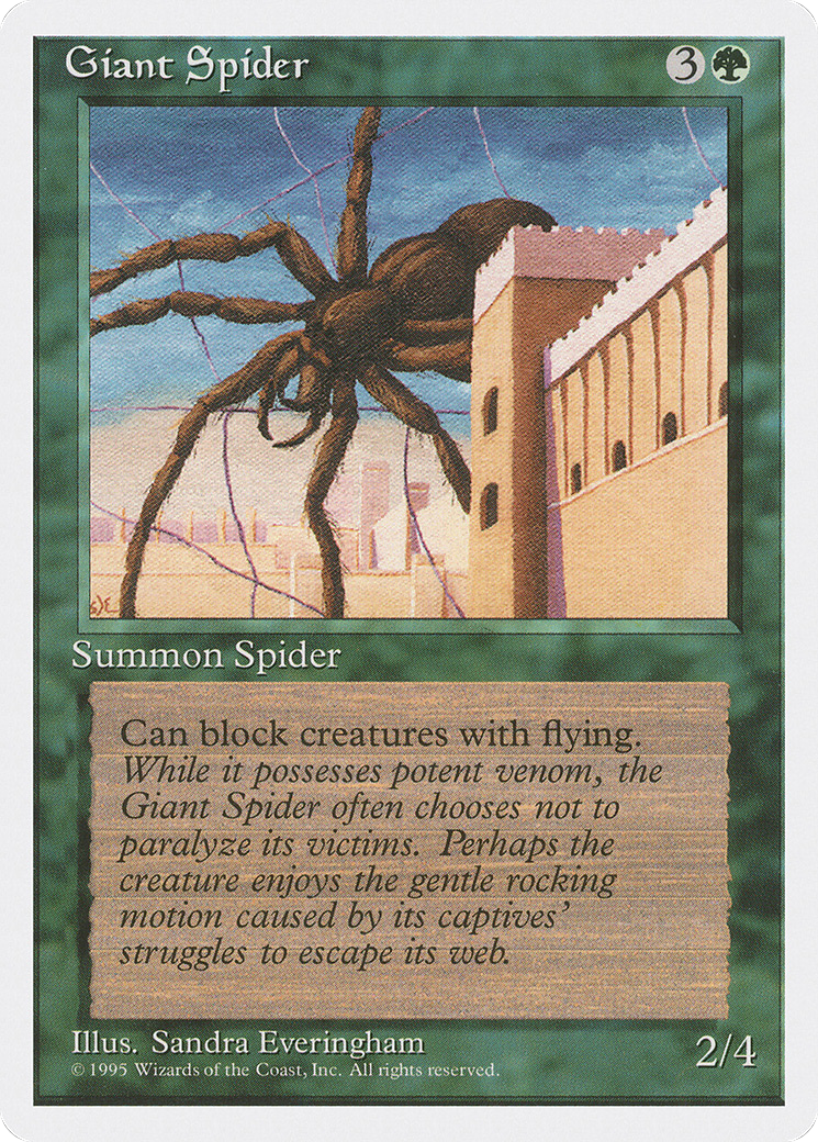 Giant Spider [Fourth Edition] | Silver Goblin